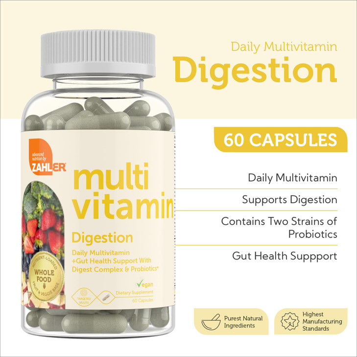 Zahler - Multivitamin with Probiotics for Digestive Health