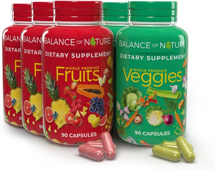 Balance of Nature Whole Food Supplement with Fruit and Vegetable Ingredients