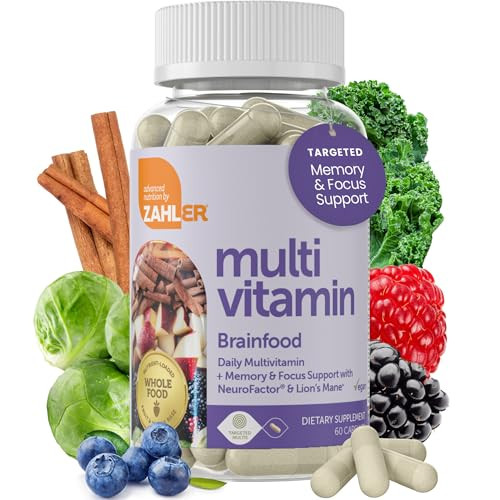 Zahler - Multivitamin Brain Supplement (60 Count) Kosher