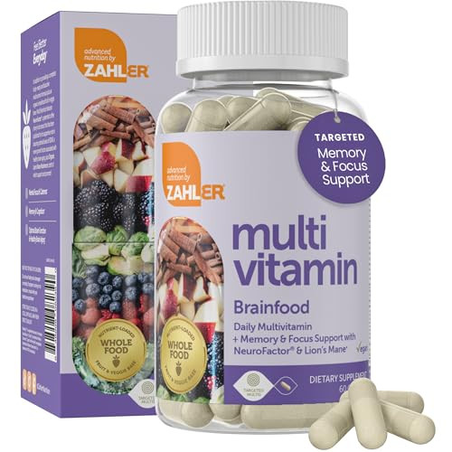 Zahler - Multivitamin Brain Supplement (60 Count) Kosher