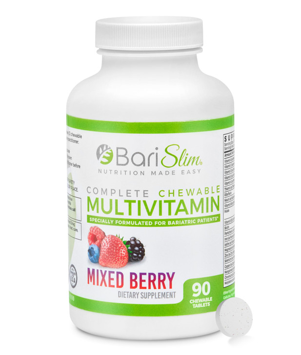 BariSlim Complete Chewable Bariatric Multivitamin Tablets
