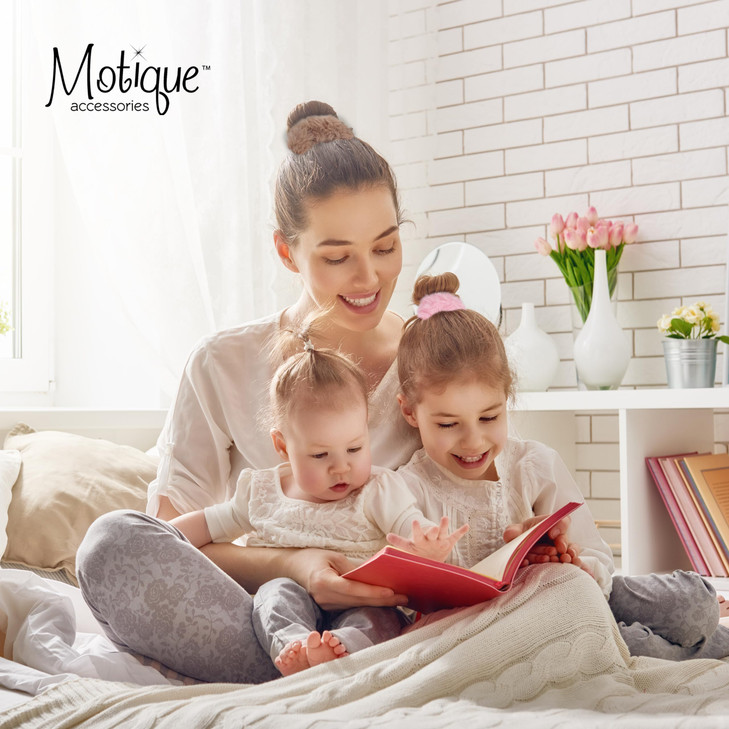 Small Fuzzy Fur Scrunchies Furry Pony Holder - Set of 2-Light Blue