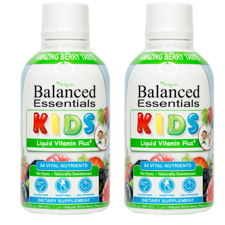 Wellgenix Balanced Essentials Kids Liquid Multivitamin