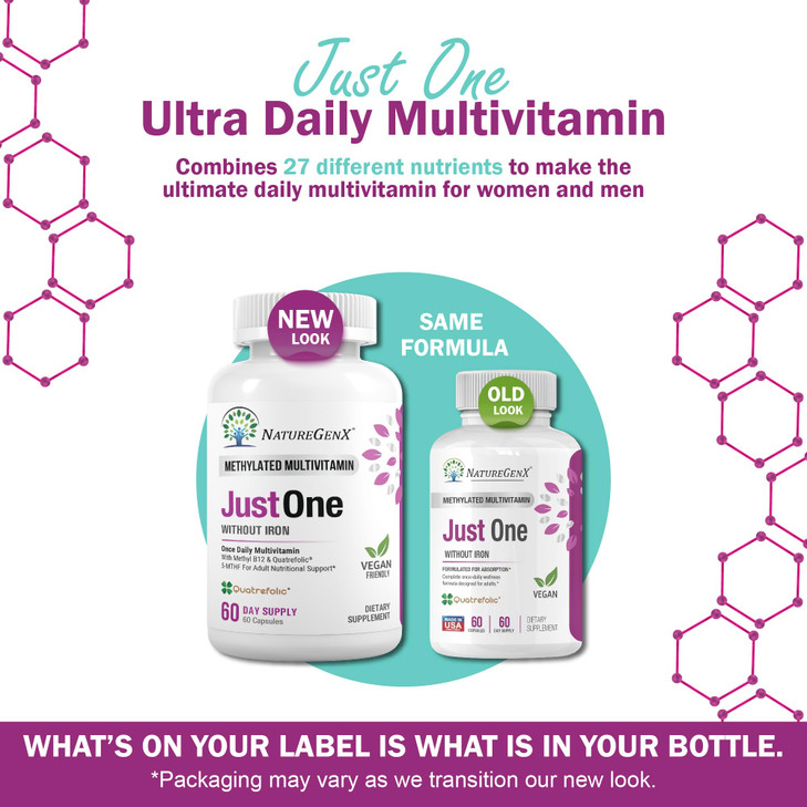 NatureGenX Just One Daily Methylated Multivitamin