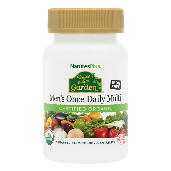 NaturesPlus Source of Life Garden Mens Once Daily Multivitamin