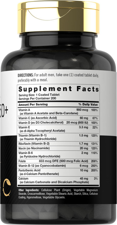 Carlyle Multivitamin for Men 50+ - 200 Count