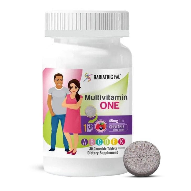 BariatricPal Multivitamin ONE 1 per Day! Bariatric Multivitamin Chewable