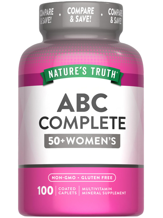 Nature's Truth Women's 50+ Multivitamin Caplets - 100 Count