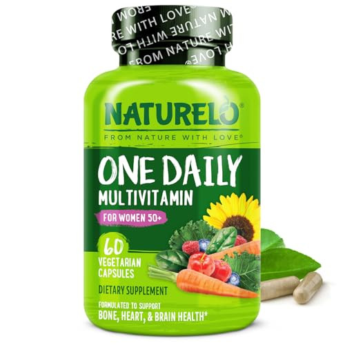 NATURELO One Daily Multivitamin for Women 50+ (Iron Free)
