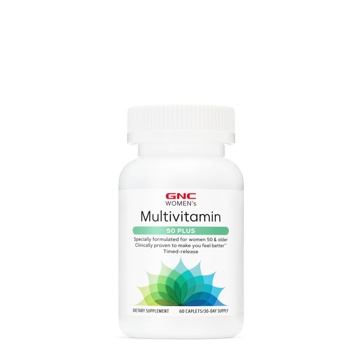 GNC Women's Multivitamin 50 Plus, Supports Bone, Eye, Memory, Brain and Skin