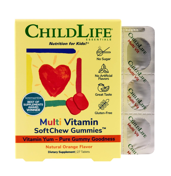 CHILDLIFE ESSENTIALS Kids Multivitamin SoftChew Gummies