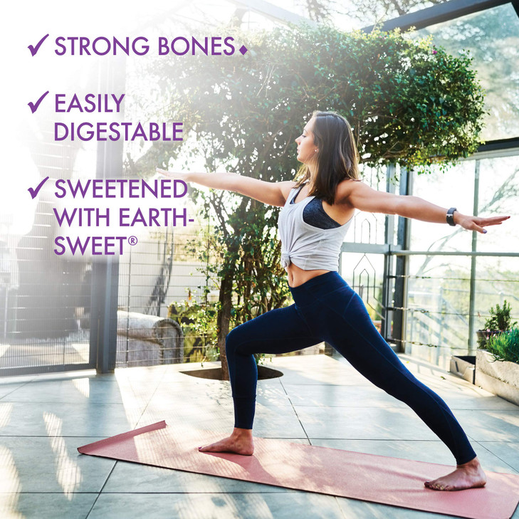 Bluebonnet Nutrition Calcium Magnesium Plus Vitamin D3 Earthsweet, Bone Health &