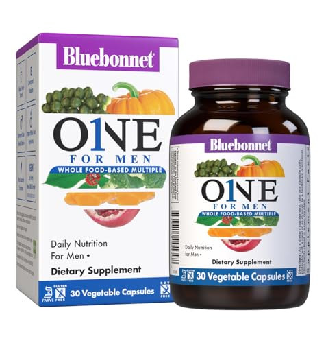 Bluebonnet Nutrition One for Men Whole Food-Based Multiple, Daily Nutrition*