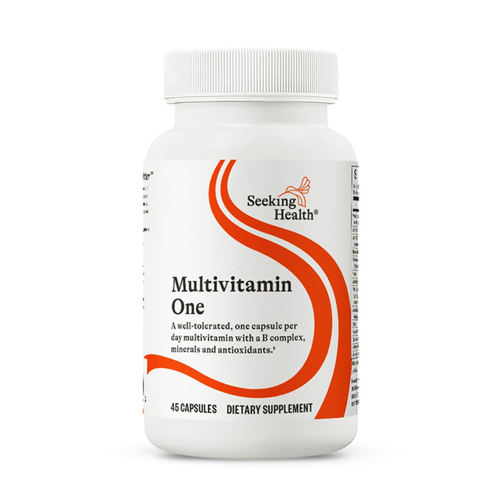 Seeking Health Multivitamin One - Supplement with Zinc, Vitamin B12, & Vitamin