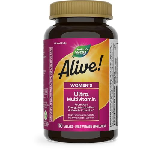 Nature's Way Alive! Women's Daily Ultra Multivitamin, High Potency Formula