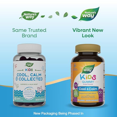 Nature's Way Kids Cool & Calm Gummies, Supports a Calm Mood in Kids Ages 8+*