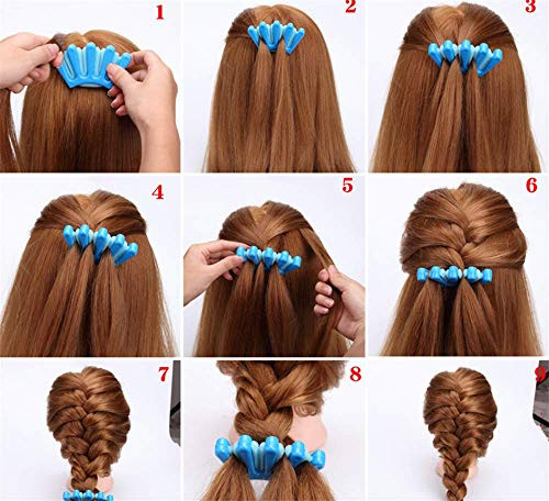 2 PCS Sponge Hair Styling Tools Fast Bun Maker Braider Braid Stylist Hair Roller Accessories Twist Plait Hair DIY Braiding Tool