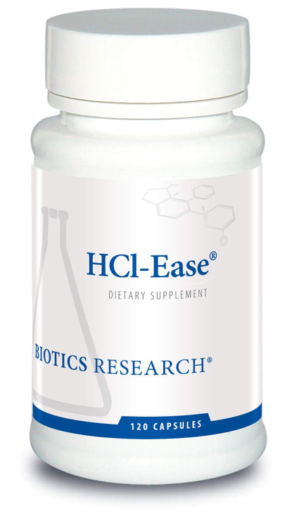 Biotics Research HCl-Ease Doctor-Formulated Botanical Blend Plus Pepsin, Healthy