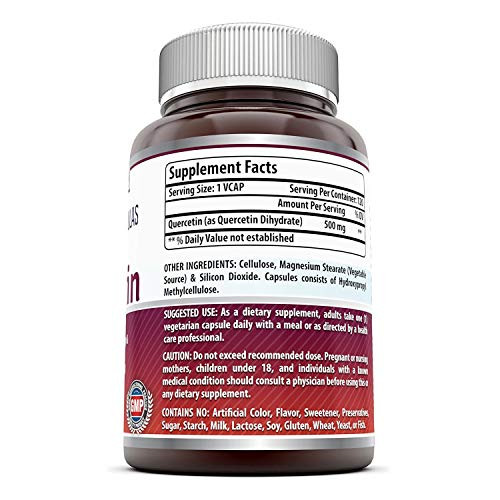 Amazing Formulas Quercetin 500 Mg, 120 VCaps