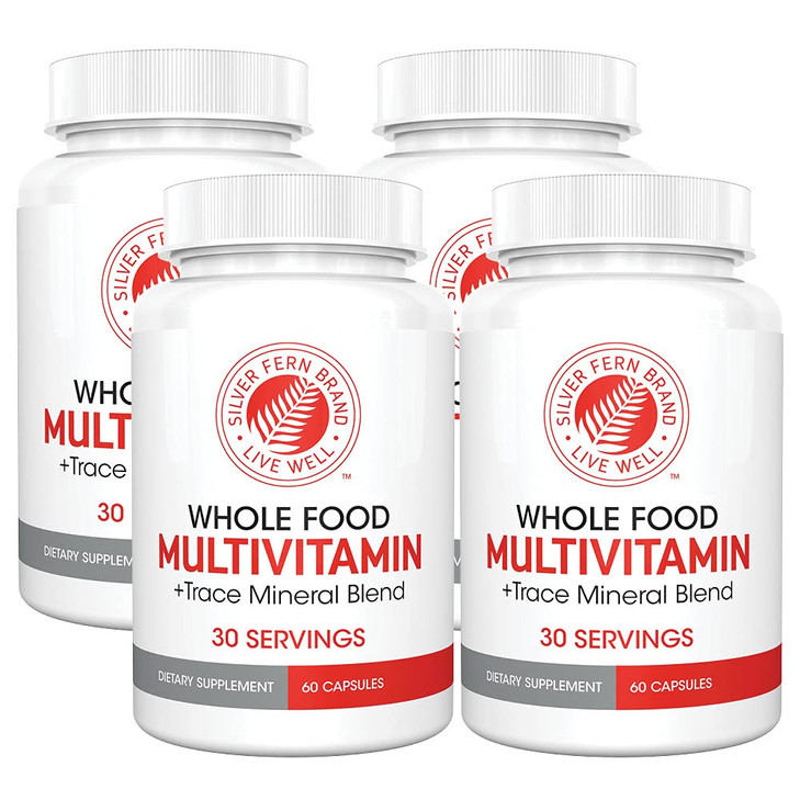 Silver Fern Whole Food Daily Multi Vitamin w/Trace Mineral Blend Supplement