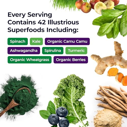 Paradise Herbs, ORAC Energy Greens Powder, Antioxidant Power of 24 Servings
