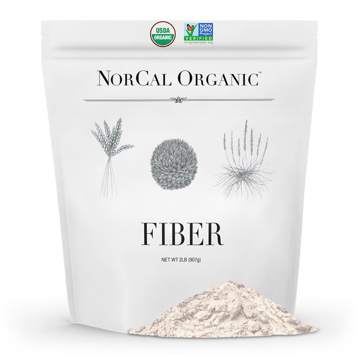 Norcal Organic Fiber - 2lbs - Prebiotics & Psyllium Husk Blend