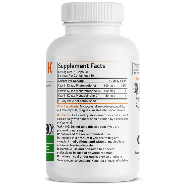 Vitamin K Triple Play (Vitamin K2 MK7 / Vitamin K2 MK4 / Vitamin K1) Full