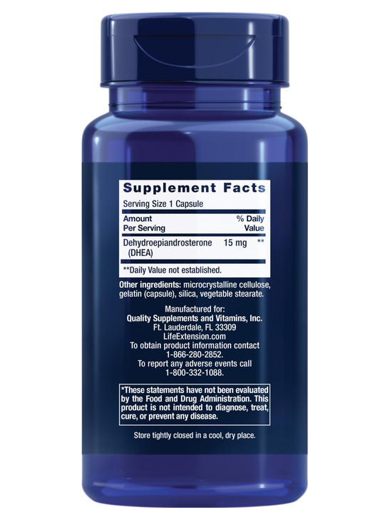 Life Extension DHEA 15 mg