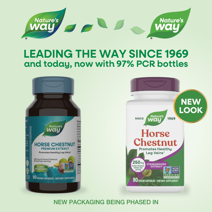 Nature's Way Horse Chestnut Extract, Premium Extract, Promotes Healthy Leg