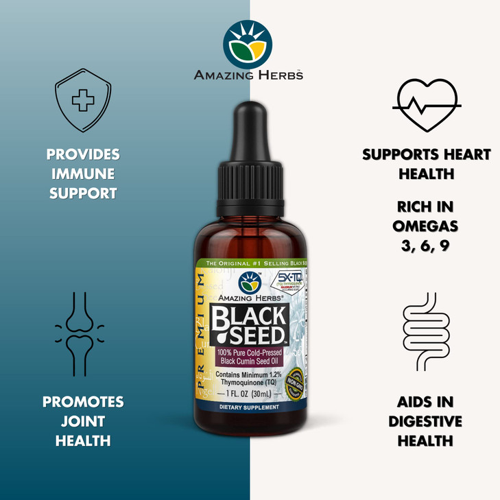 Amazing Herbs Premium Black Seed Oil