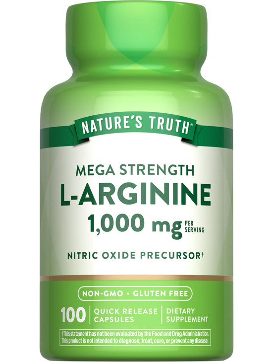 Nature's Truth L-Arginine 1000mg - 100 Capsules