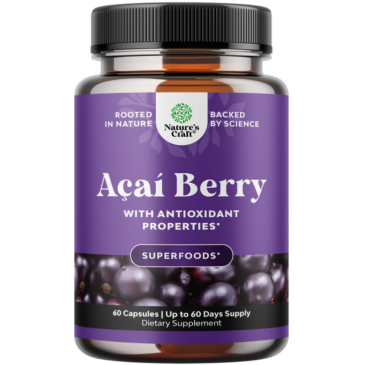 Acai Berry Supplement for Energy & Weight Goals