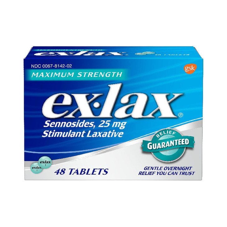 Ex-Lax Maximum Strength Stimulant Laxative Constipation Relief Pills