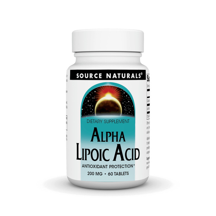 Source Naturals Alpha Lipoic Acid 200 mg Supports Healthy Sugar Metabolism
