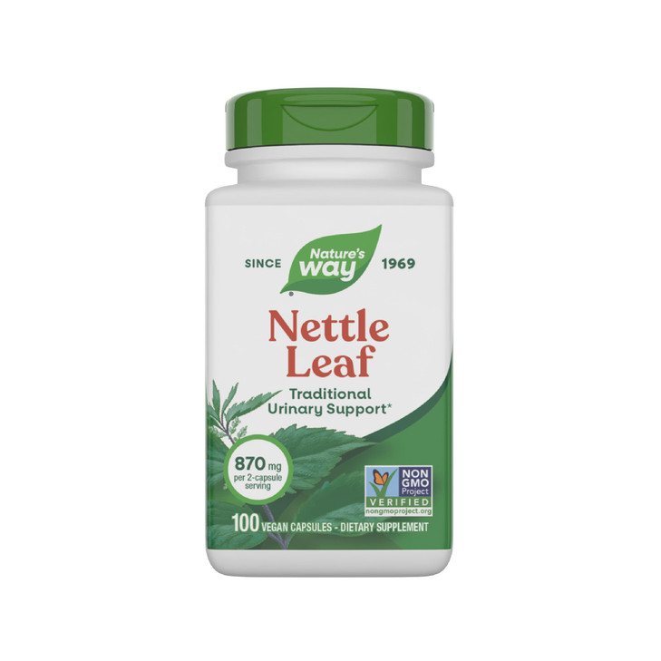 Nature's Way Nettle Leaf, Traditional Urinary Support*, 870 mg per 2-Capsule