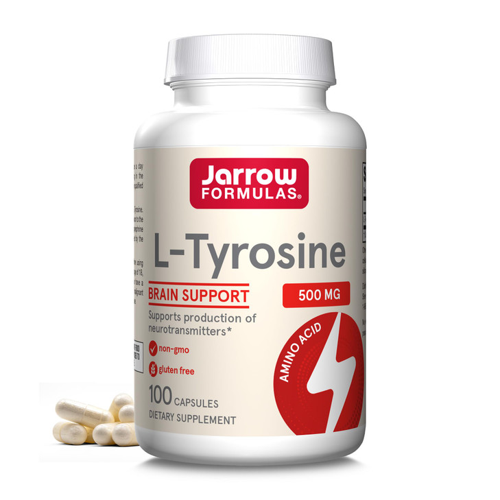 Jarrow Formulas L-Tyrosine 500 mg, Dietary Supplement, Amino Acid Supplement