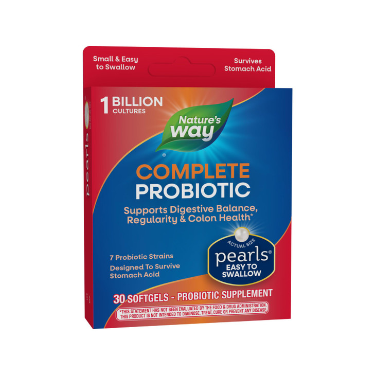 Nature's Way Complete Probiotic Pearls, Supports Digestive Balance*, 1 Billion