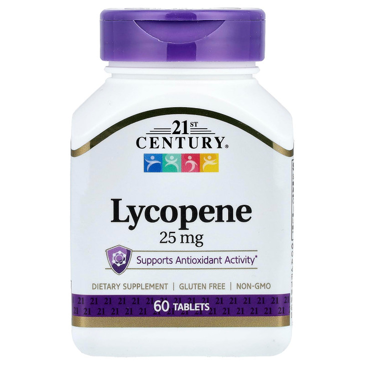 21st Century Lycopene 25 mg Tablets, 60 Count (22400)