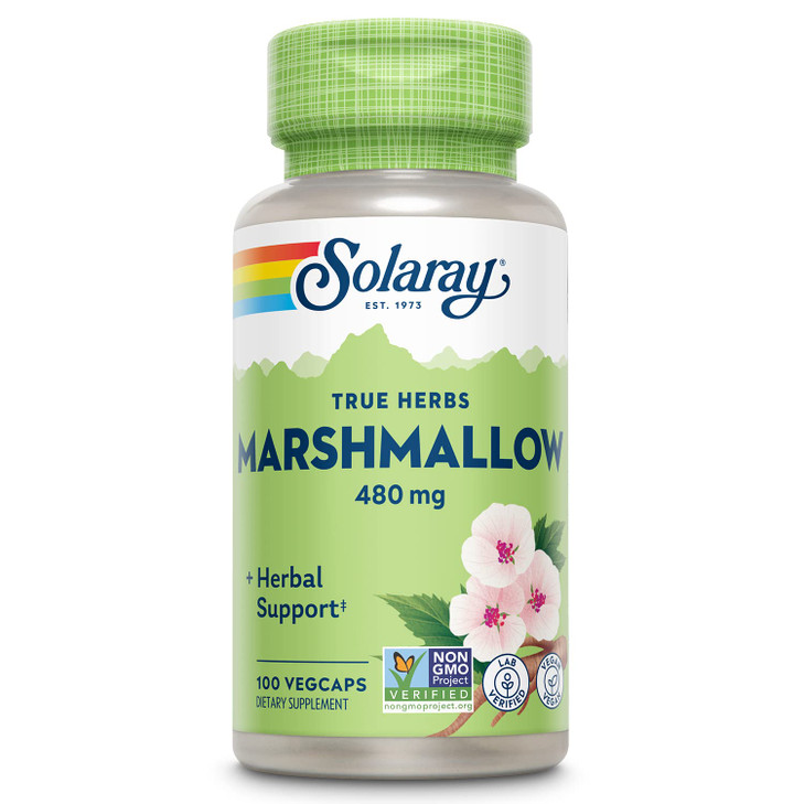 SOLARAY Marshmallow Root Capsules 480 mg