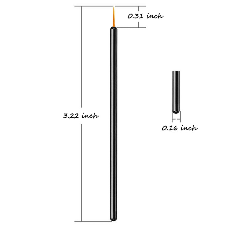 Disposable eyeliner brush set 100 Pack Disposable Eyeliner Brushes Applicator Makeup Eye Liner Wands