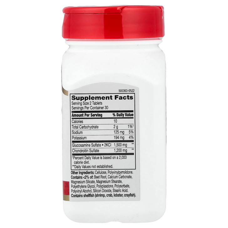 21st Century Glucosamine Chondroitin 750/600mg