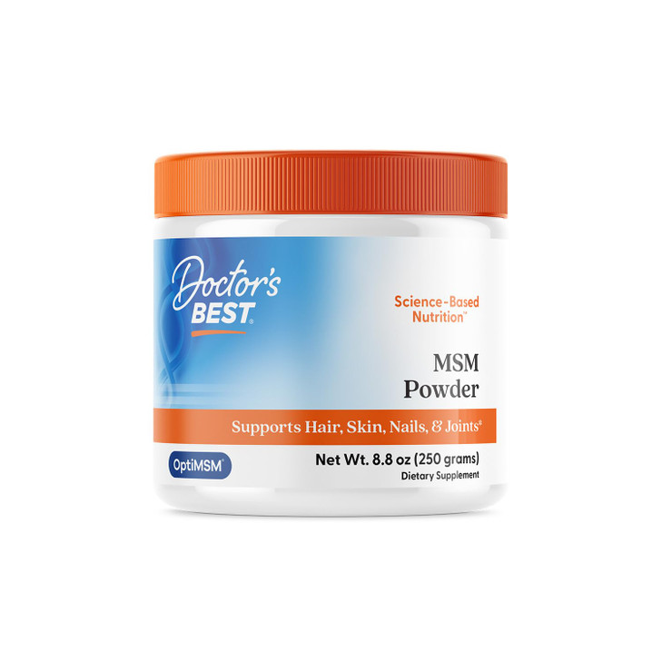 Doctor's Best MSM Powder Supplement for Men & Women