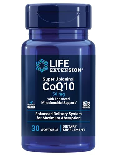 Life Extension Super Ubiquinol CoQ10 with Enhanced Mitochondrial Support, Heart