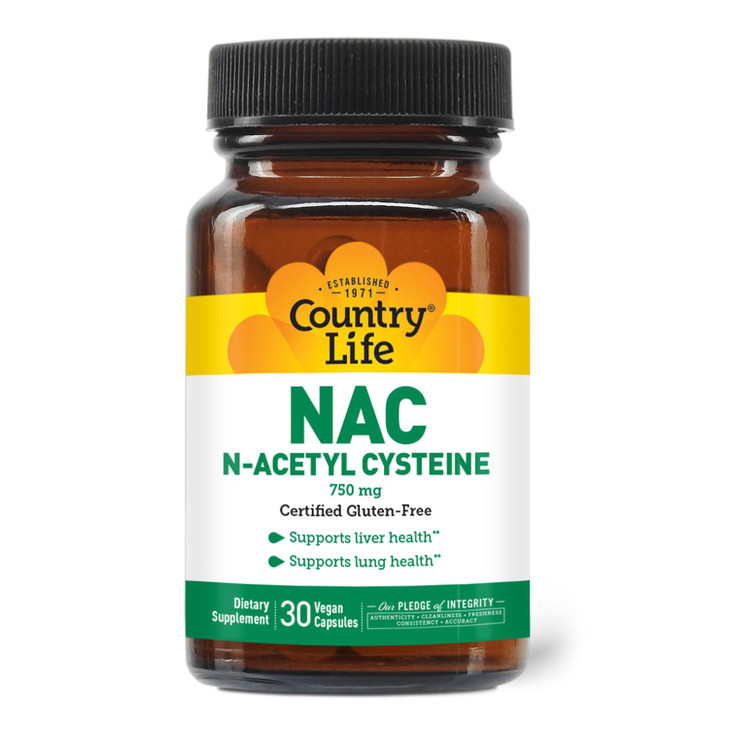 Country Life N-Acetyl Cysteine (NAC) 750 mg