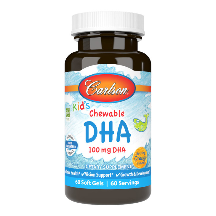 Carlson - Kid's Chewable DHA, 100 mg DHA,