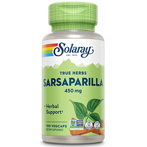 SOLARAY Sarsaparilla Root 450 mg - Traditional Herbal Support