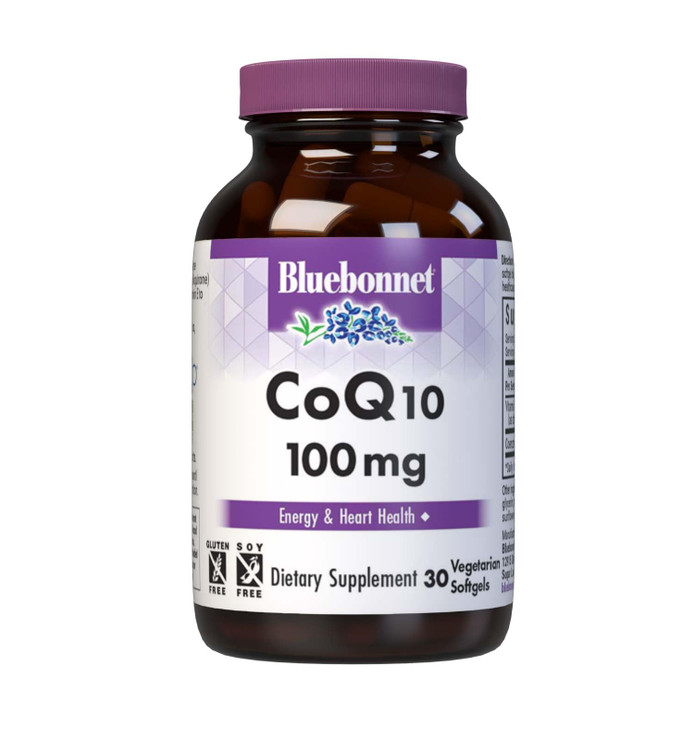 Bluebonnet Nutrition CoQ10 100 mg, Energy Production*, Heart Health*, Non-GMO