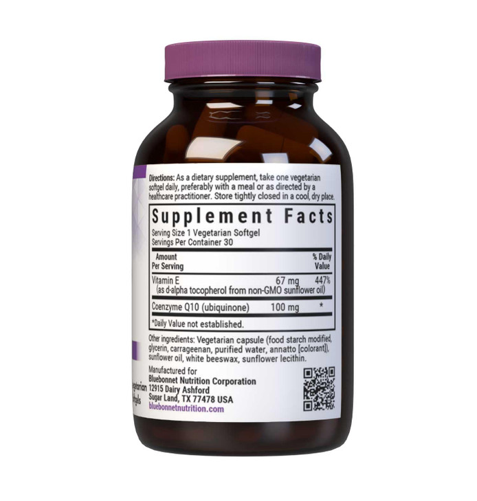Bluebonnet Nutrition CoQ10 100 mg, Energy Production*, Heart Health*, Non-GMO