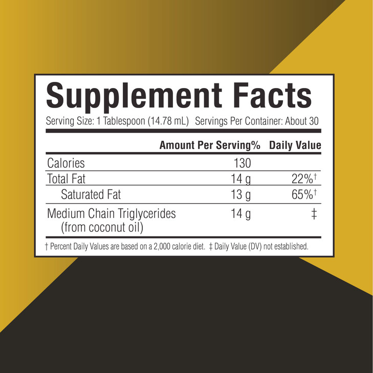 KETO SCIENCE Ketogenic MCT Oil, Dietary Supplement, Made from 100% Coconuts