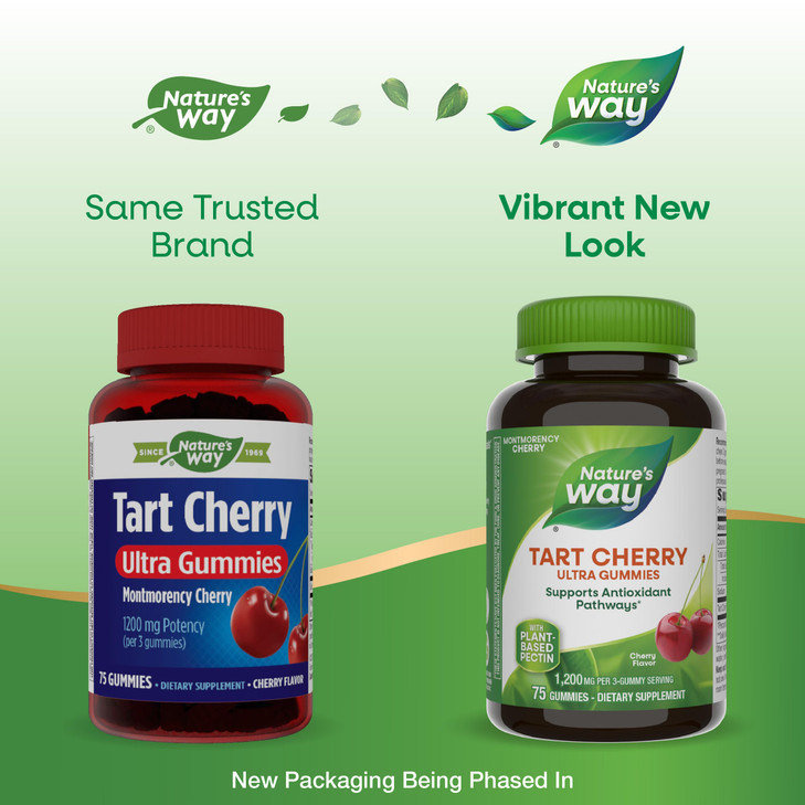 Nature's Way Tart Cherry Ultra Gummies, Antioxidant Support from Anthocyanins*